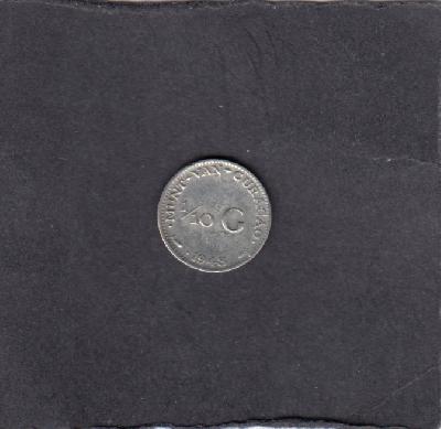 Beschrijving: 1/10 Gulden WILHELMINA